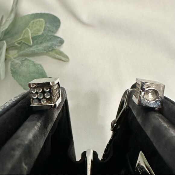 Judith Leiber Swarovski Crystal Evening Bag Clutch with Chain Mirror Comb Glam - Picture 16 of 16